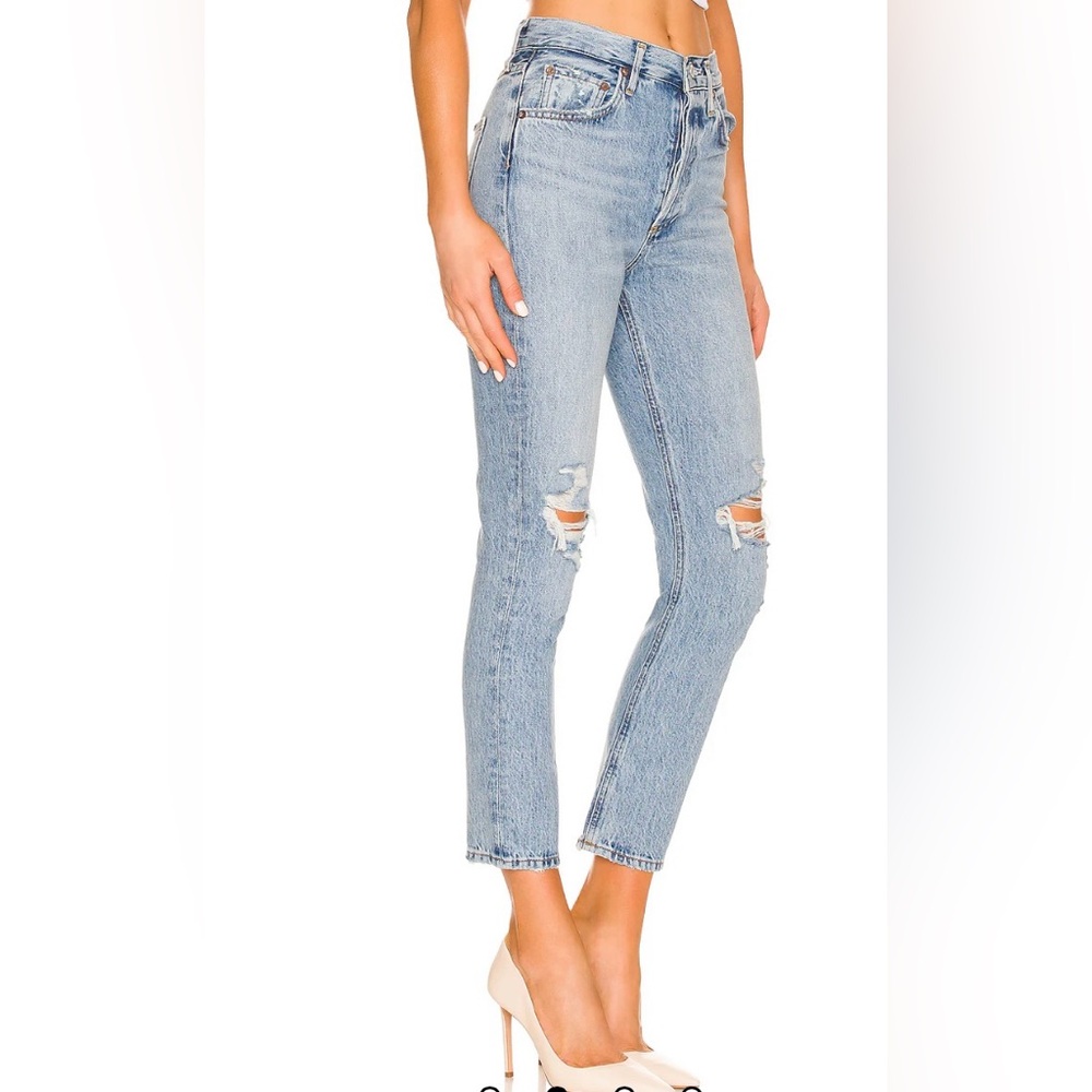 Agolde Riley High Rise Straight Crop